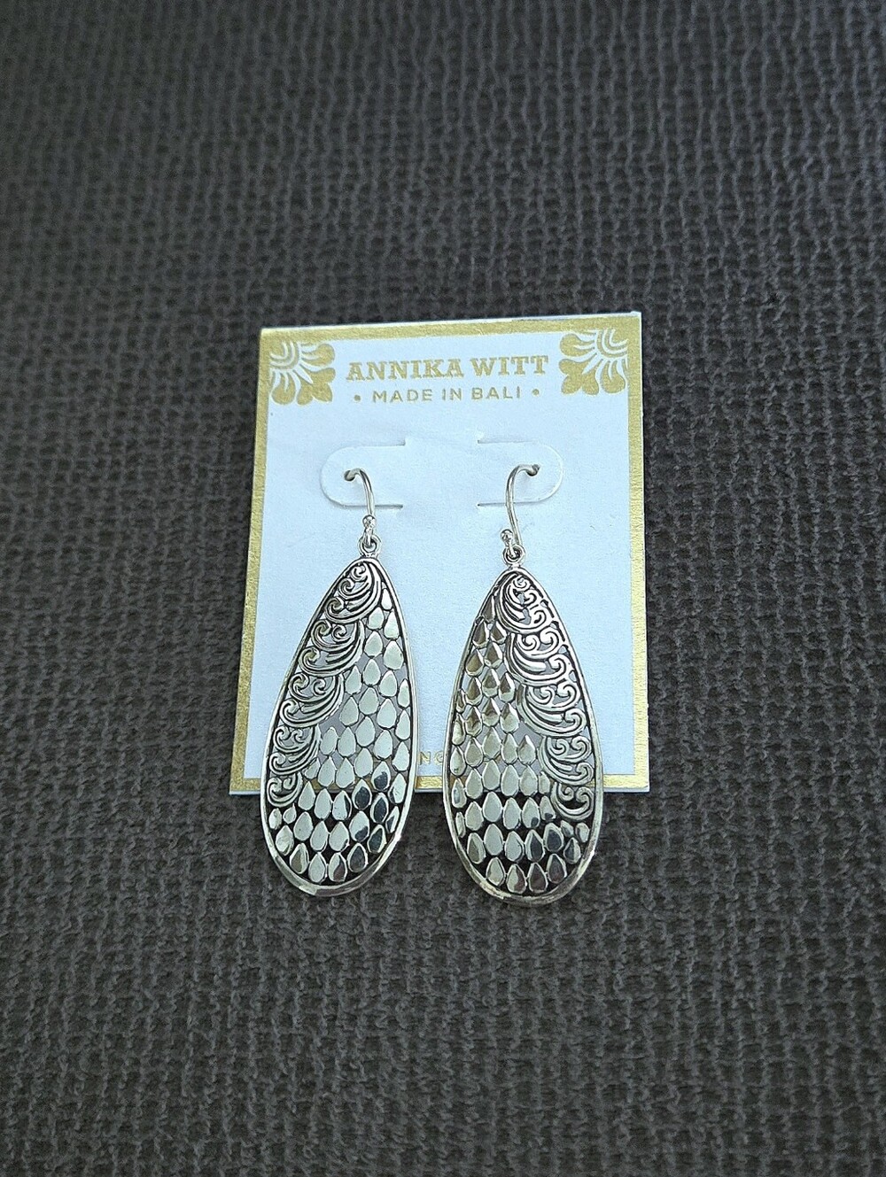 Annika Witt Sterling Silver🤍 Droplet💧 Earrings